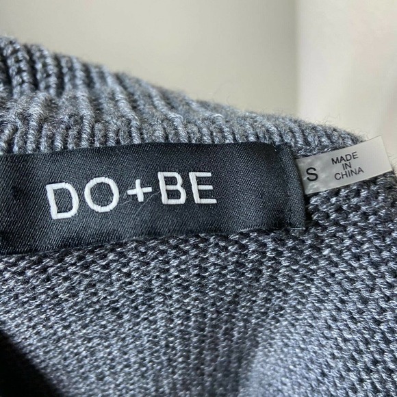 DO+BE Two-Tone Cowl Neck Sweater - Picture 8 of 8